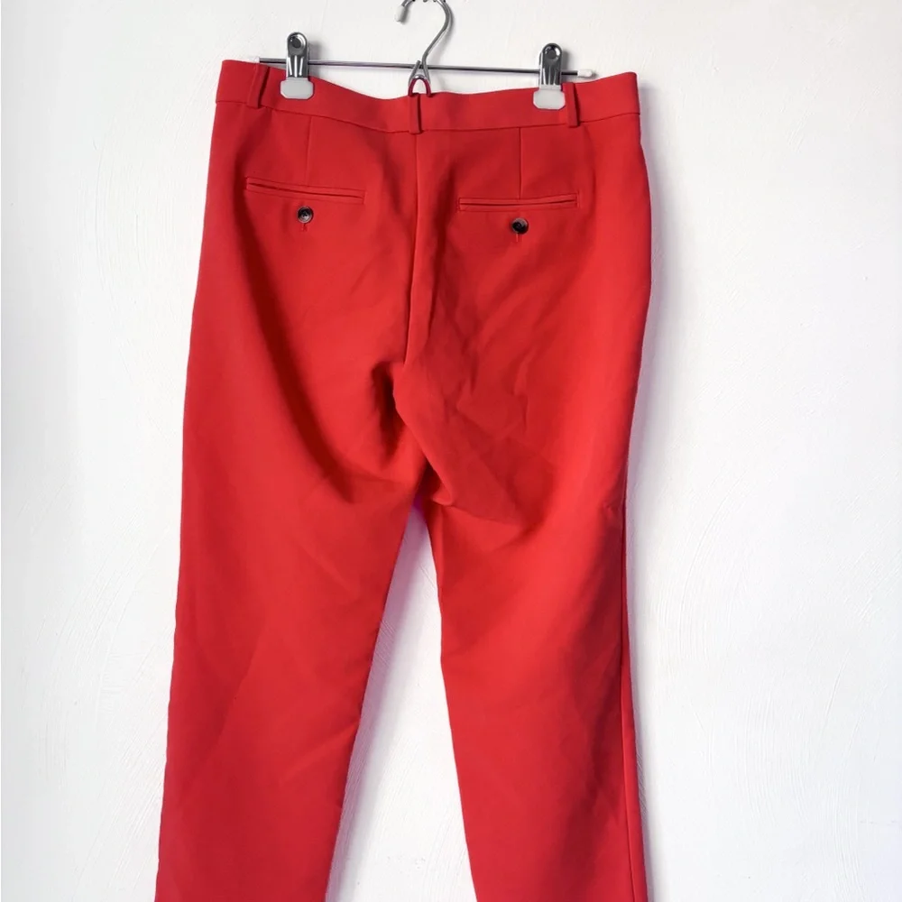 Banana Republic Avery Coral Scalloped Hem Pants